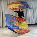 Worship Praise Flag Set | Angel Wing Semicircle | with Poles & Carry Bag