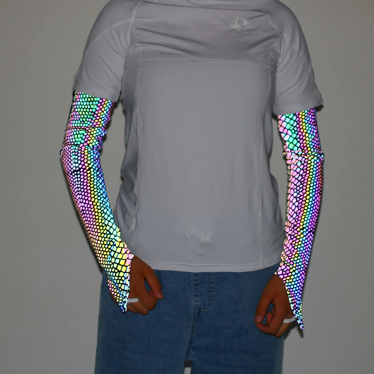 Holographic Reflective Arm Sleeves | Festival & Rave Accessory | 5 Prints