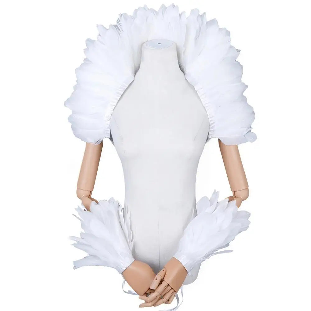 Feather Shoulder Wrap & Epaulettes | Showgirl, Drag & Festival | 28 Colours