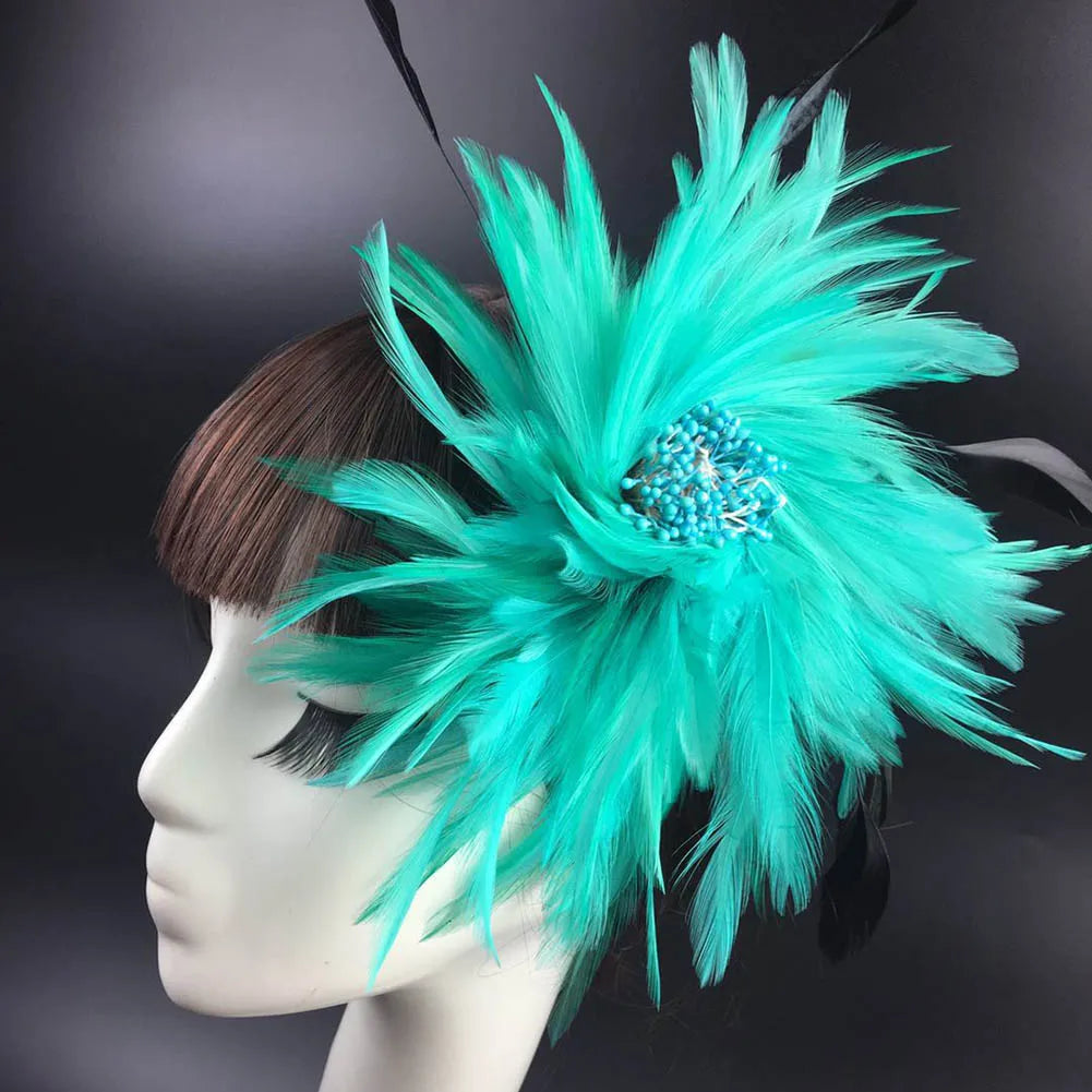 Feather Fascinator Headpiece | Flapper & Burlesque