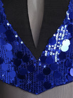 Women's Sequin Dance Leotard | Mock Neck & Sheer Mesh Waist | Includes Arm Sleeves