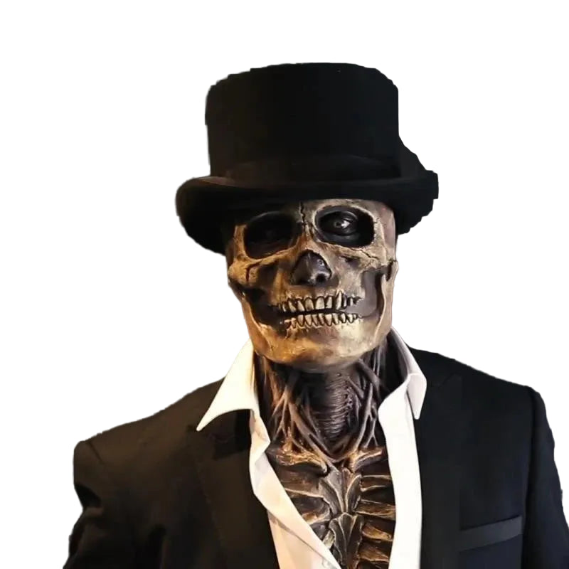 Skeleton Mask & Hat | Costume Options
