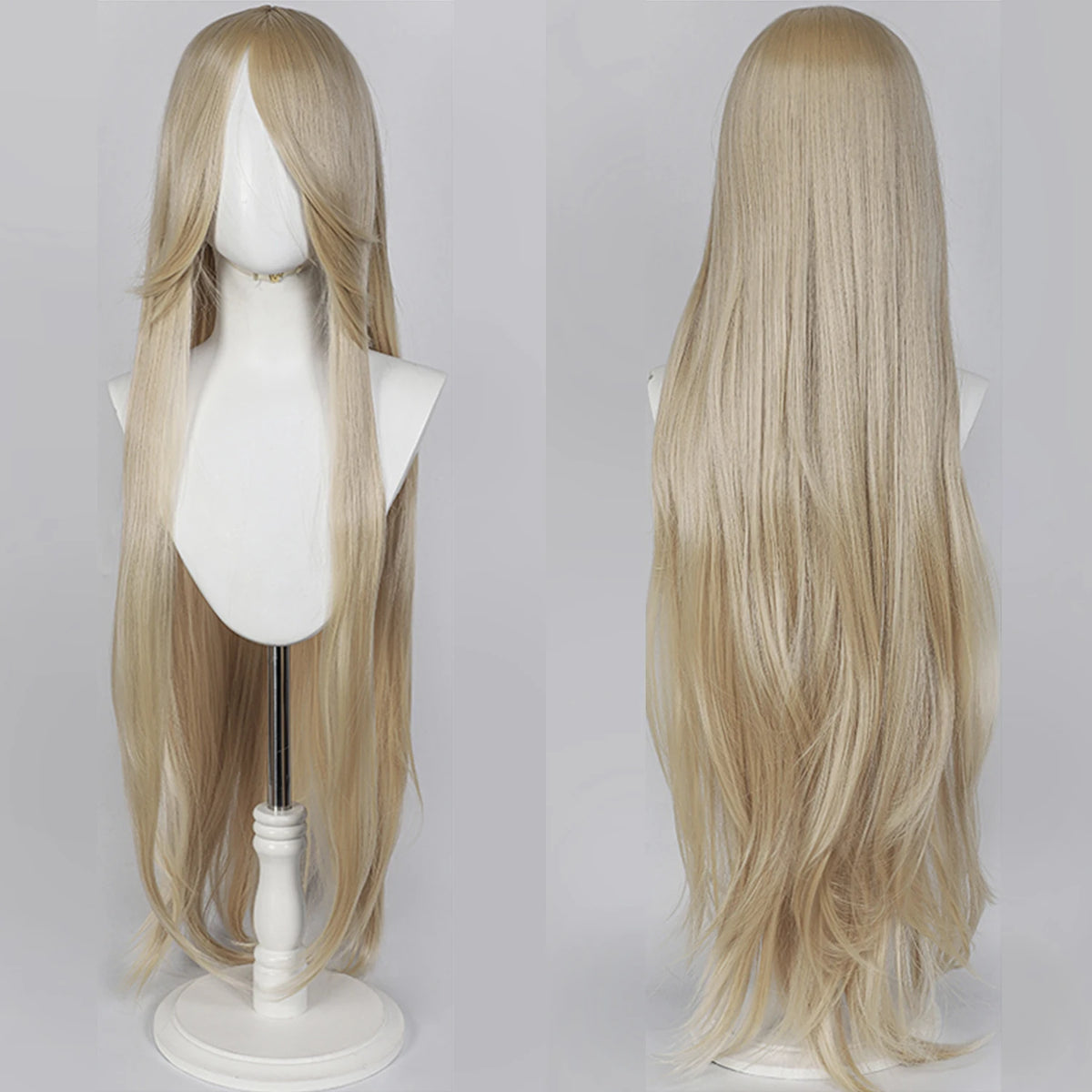 Long Straight Wig | Fringe | 100 cm