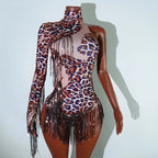 Luxe Rhythm Fringe & Rhinestone Performance Set — Multi‑Color Variants (One Size Fits S–XL)