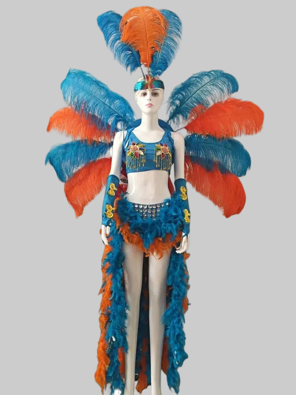Handcrafted Feather Wings - Stage Performance Costume