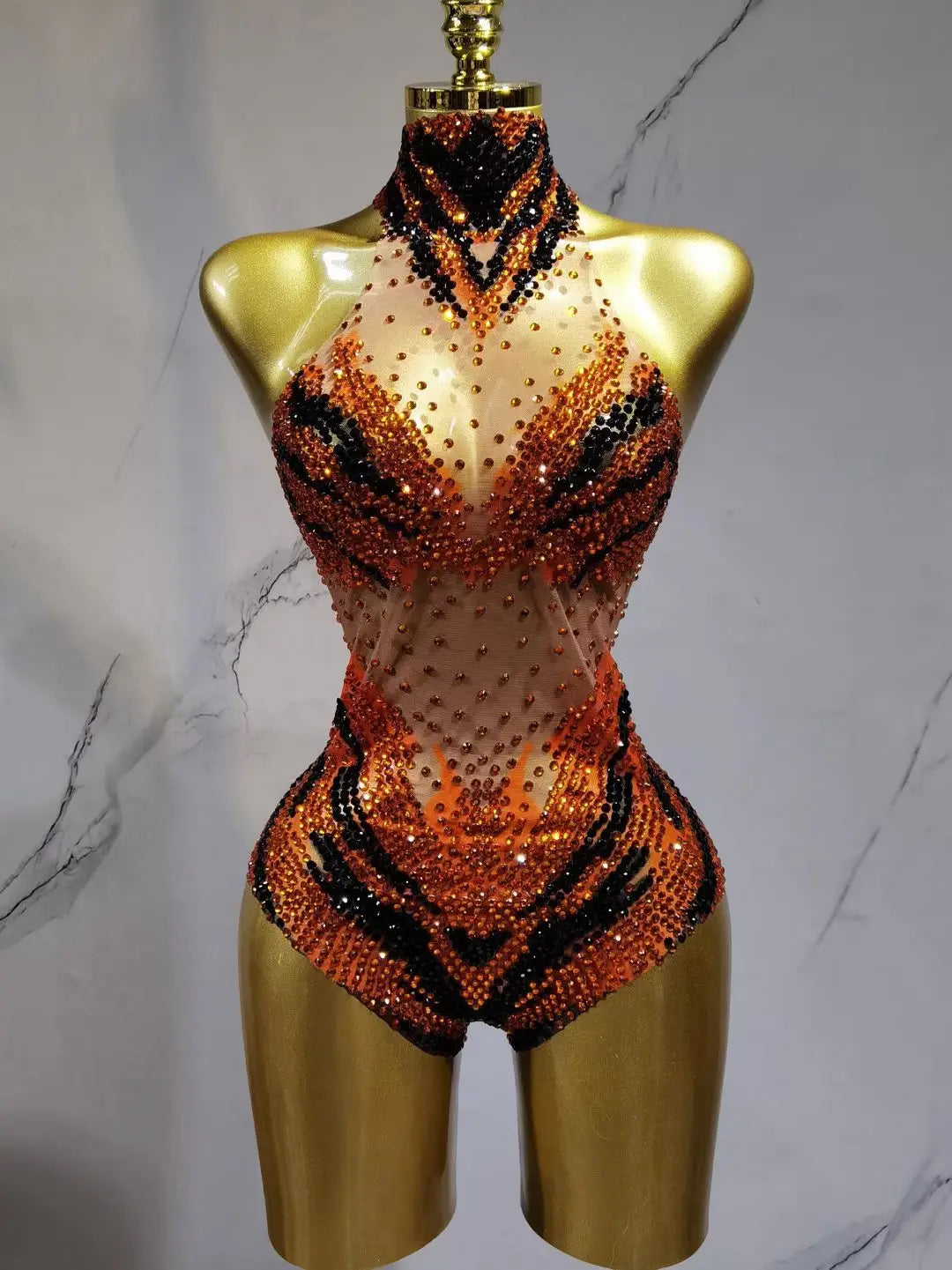Sequin Performance Bodysuit | Fitted Sparkle
