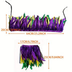 Feather Shoulder Wrap & Epaulettes | Showgirl, Drag & Festival | 28 Colours