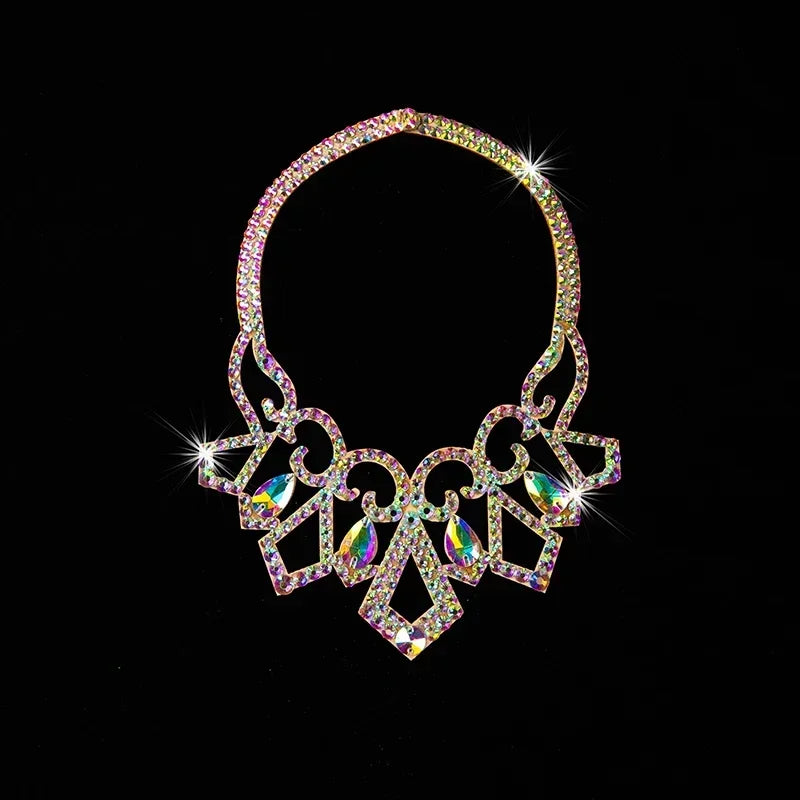 Rhinestone Statement Necklace | Belly Dance & Oriental Dance