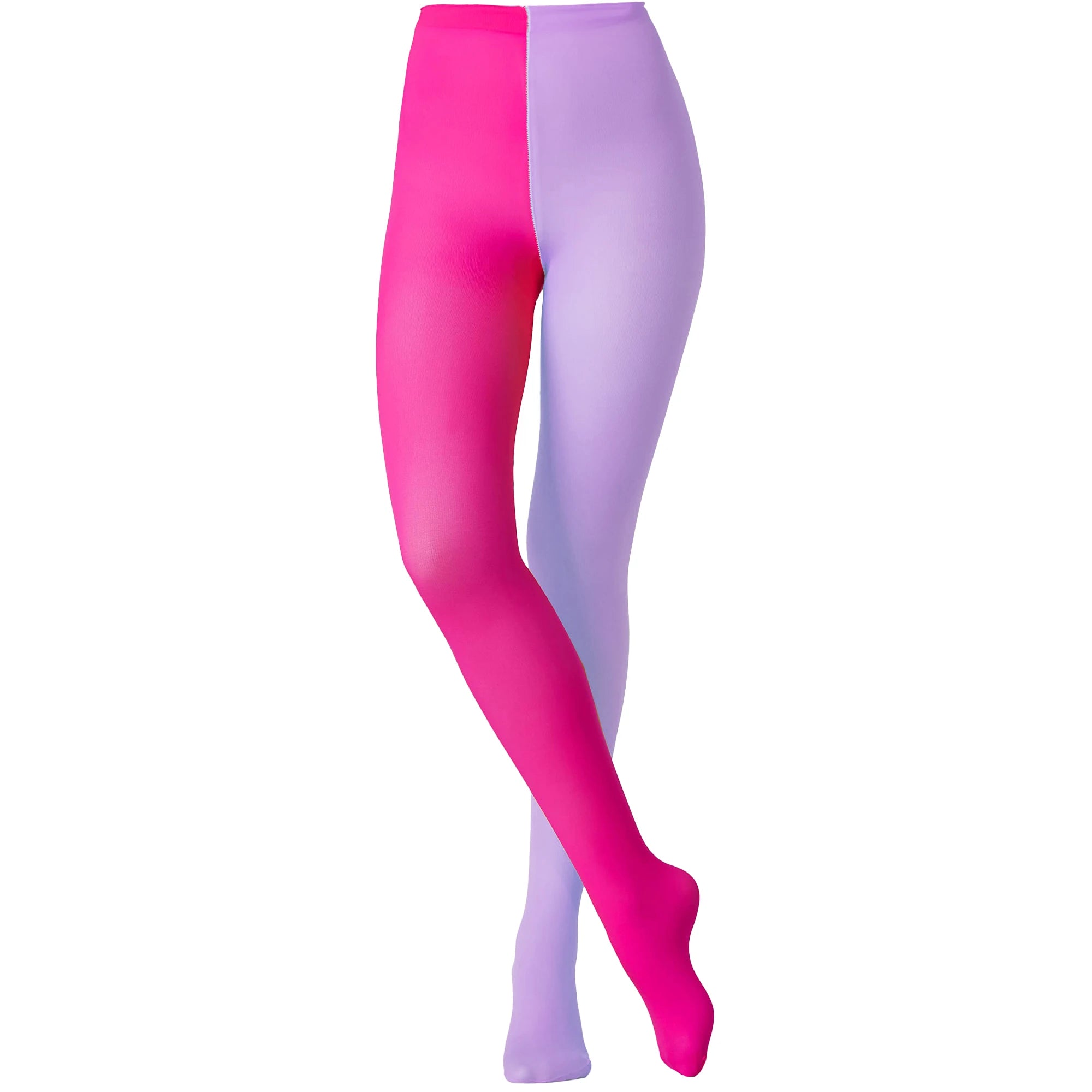 Two-Tone Colorblock Tights | Dopamine Colors | 27 Combos