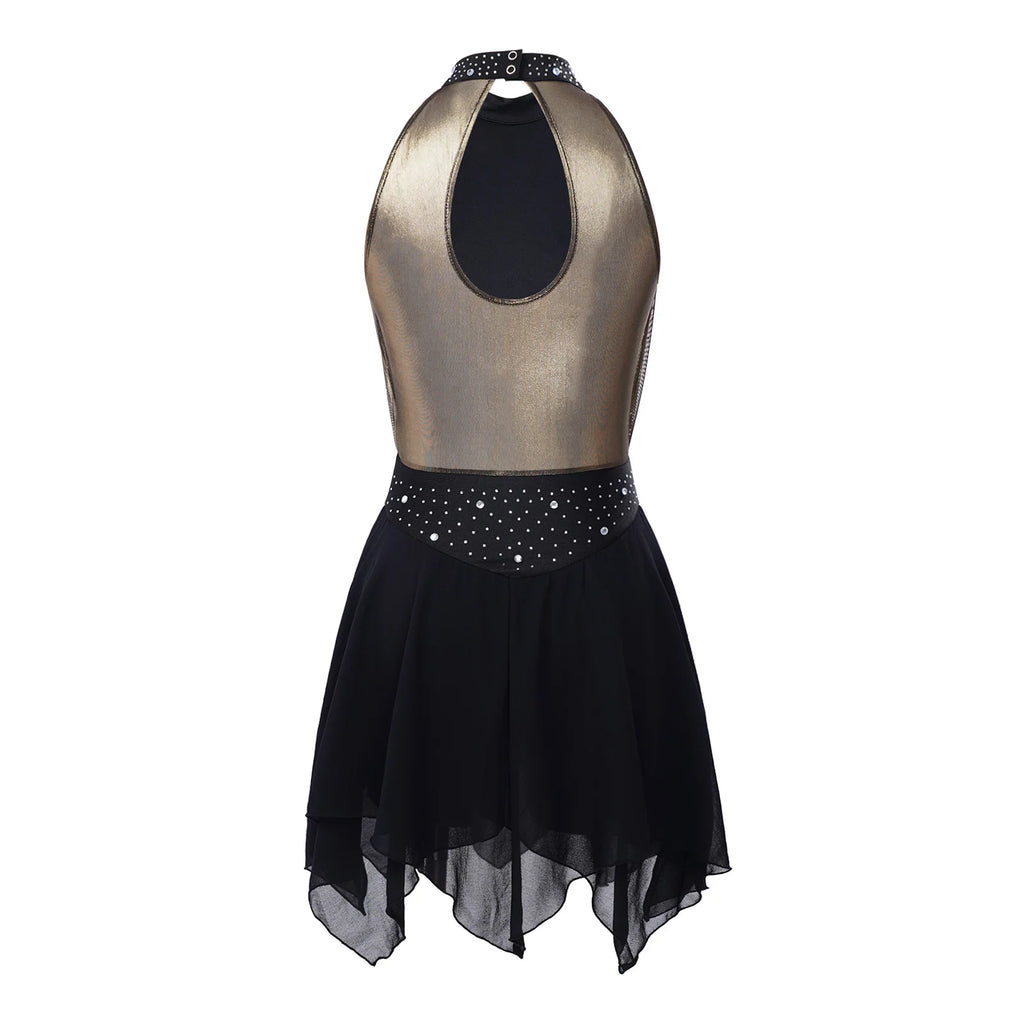 Starlight Metallic Rhinestone Lyrical Dance Dress