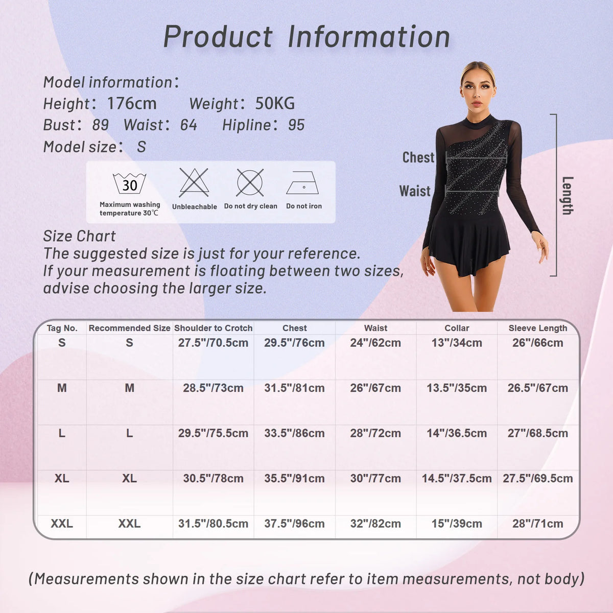 Sequin Lyrical Dress | Mesh Skirt | Long Sleeve