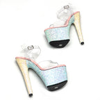 17cm Platform Pole Dance Sandals - 7 Inch High Heels