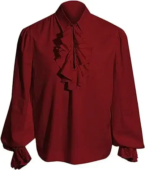 Victorian Ruffle Shirt | Flare Sleeve | Vampire Gothic