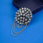 Spiked Nipple Pasties | Chain Drape | Gothic Stage