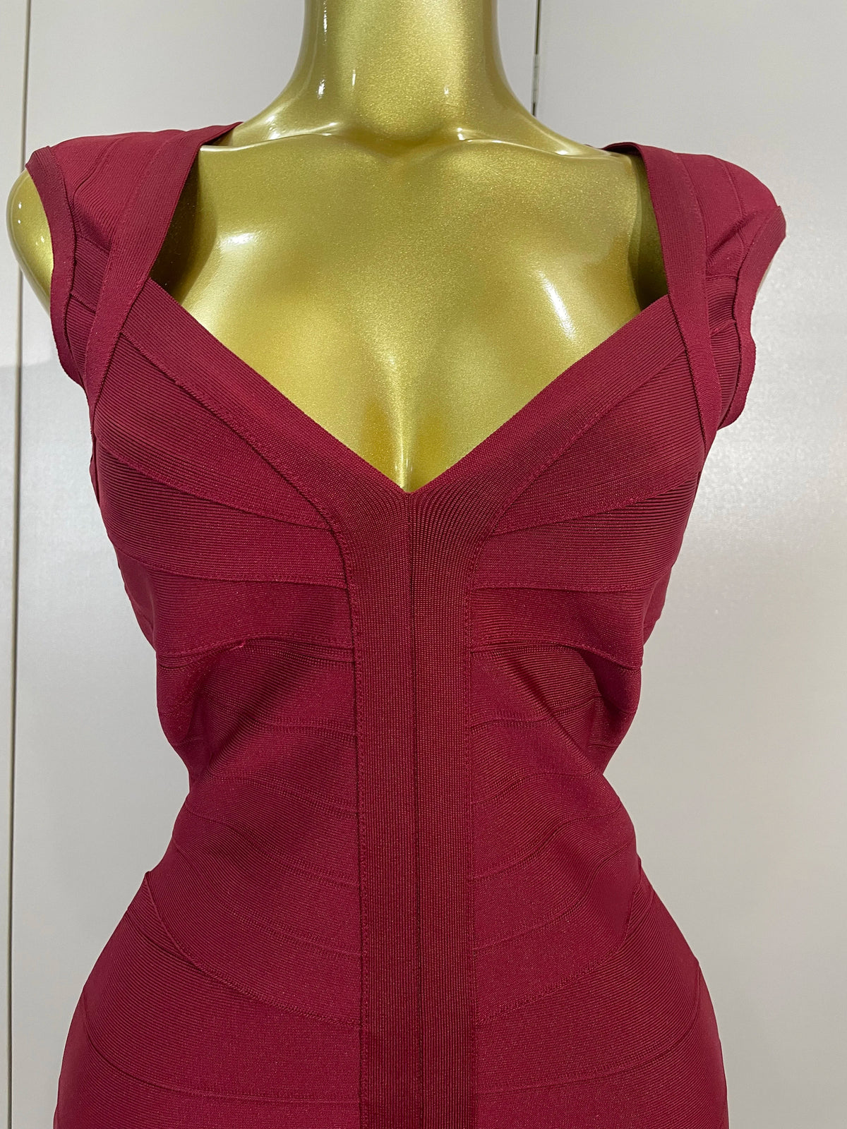 Deep V-Neck Bodycon Mini Bandage Dress | Stage & Performance