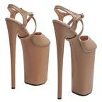10-Inch Matte Platform Sandals - Exotic Dance Heels