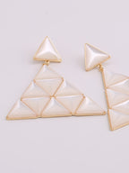 Pearl Dangle Earrings | 3 Shapes | Clip or Pin