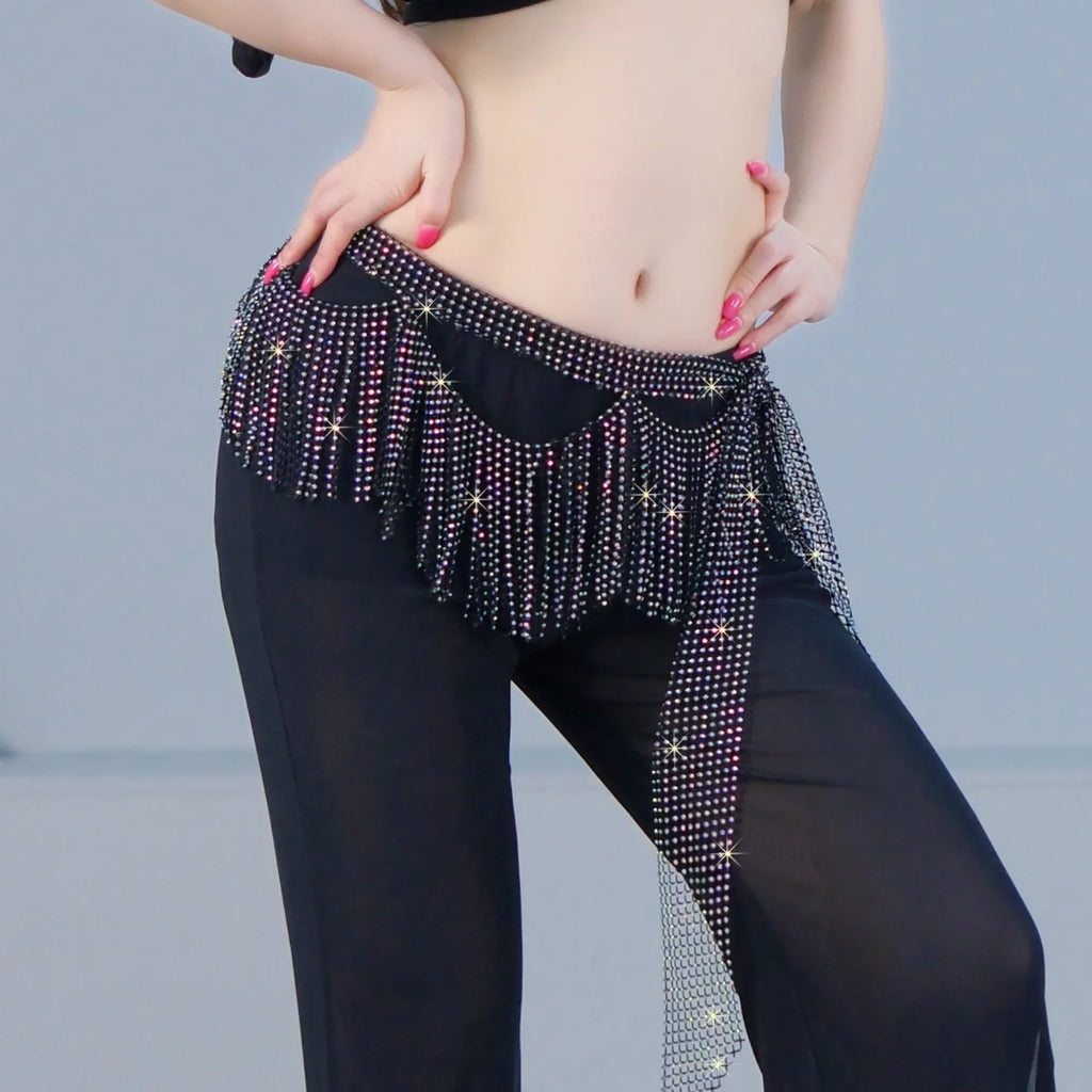 Beaded Fringe Hip Scarf | Belly Dance Belt