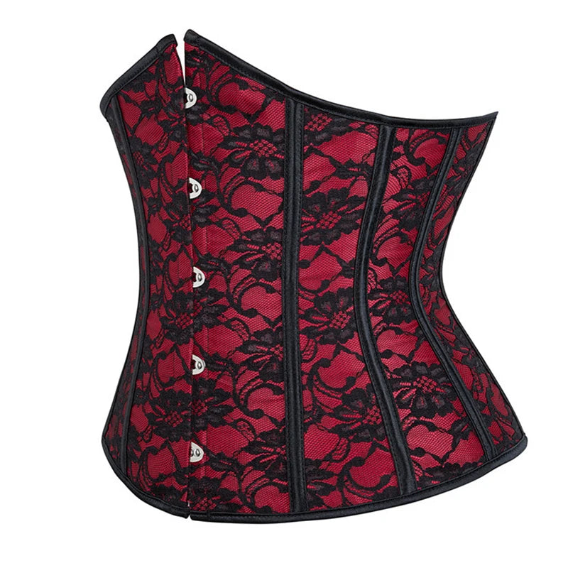 Floral Brocade Underbust Corset | Gothic & Victorian | Waist Cincher