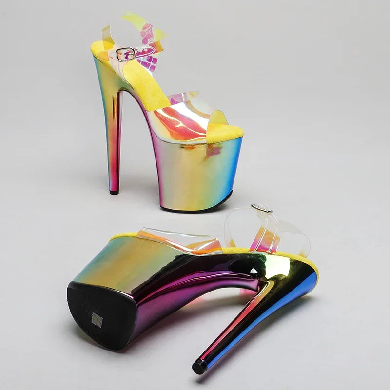 8-Inch Platform Sandals - High Heel Performance Shoes