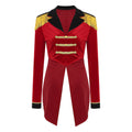 Sequin Ringmaster Tailcoat | Gold Trim | Circus Jacket