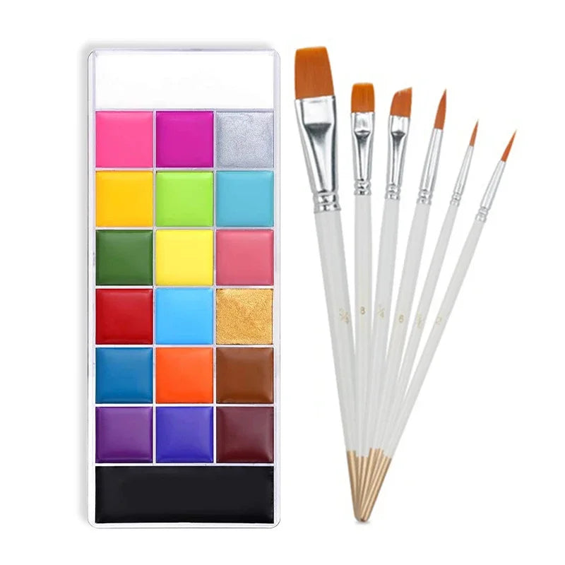 Face & Body Paint Palette | 20 Colors