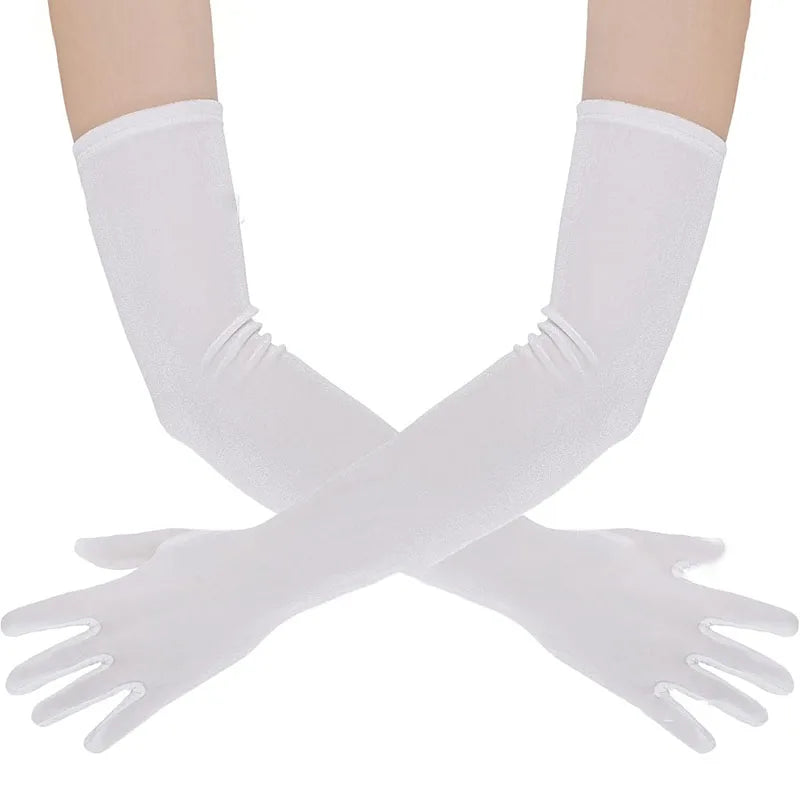 Opera Velvet Gloves | Elbow Length | 7 Colors | One Size