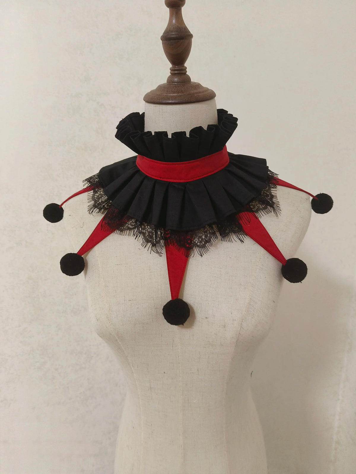 Clown Jester Collar | Colorful Ruff | Stage & Halloween