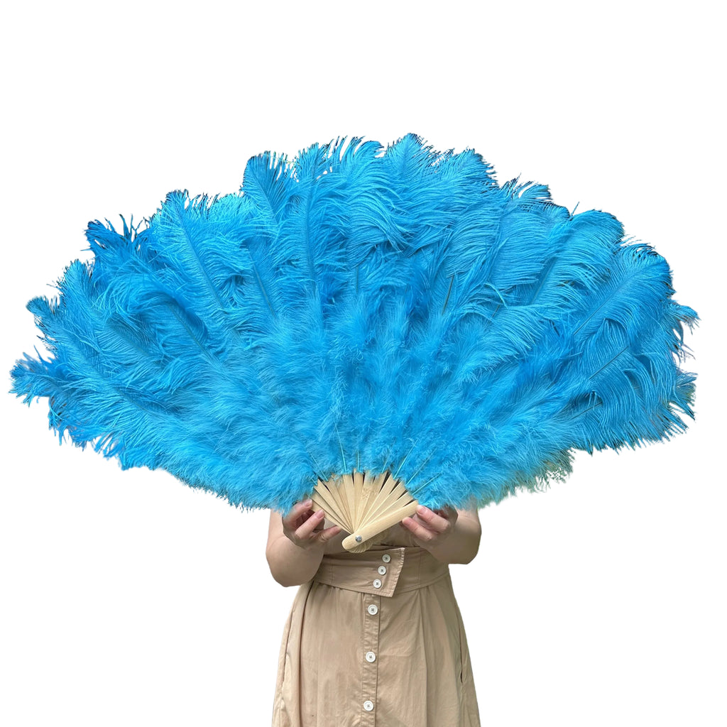 Ostrich Feather Fan | Stage & Performance | 100cm & 130cm | 19 Colors