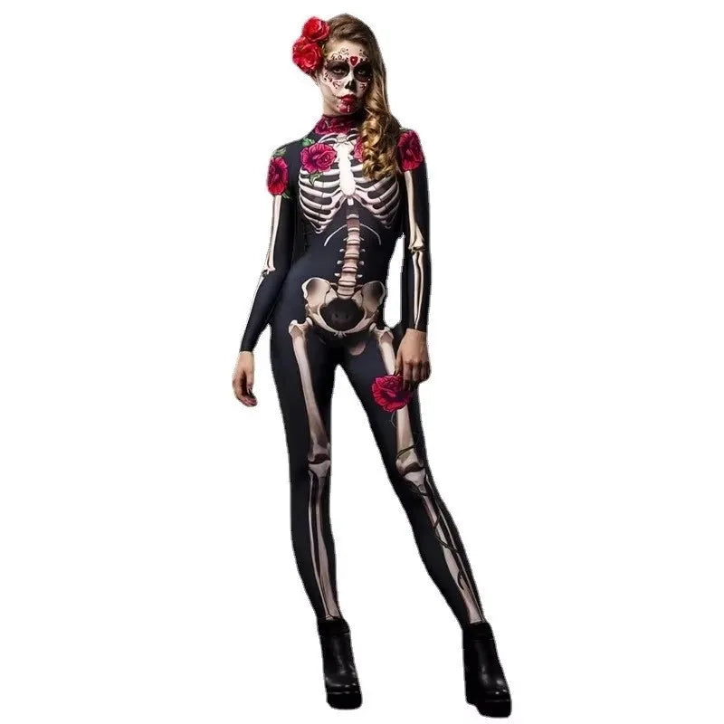 Rose Skeleton Catsuit | Adult & Kids
