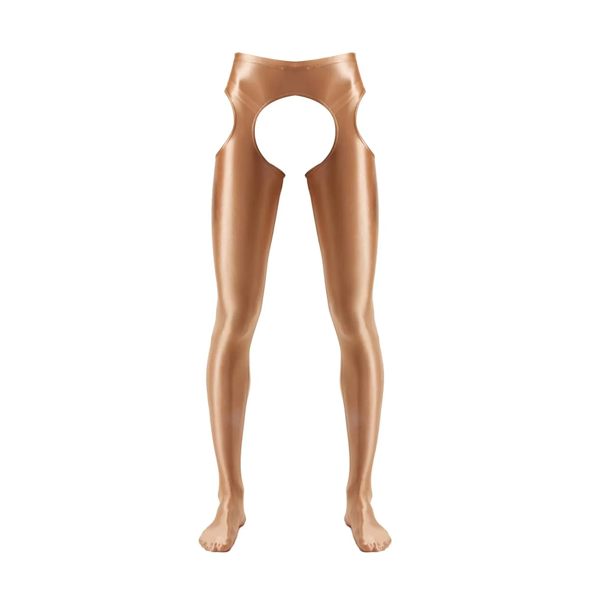 Men's Glossy Dance Tights | Footed | Stretch Fit