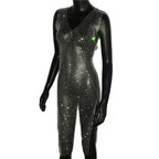 Crystal Mesh Mini Dress - Rhinestone Bodycon Nightclub Dress