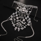 Crystal Rhinestone Body Chain | Statement Chest Chain