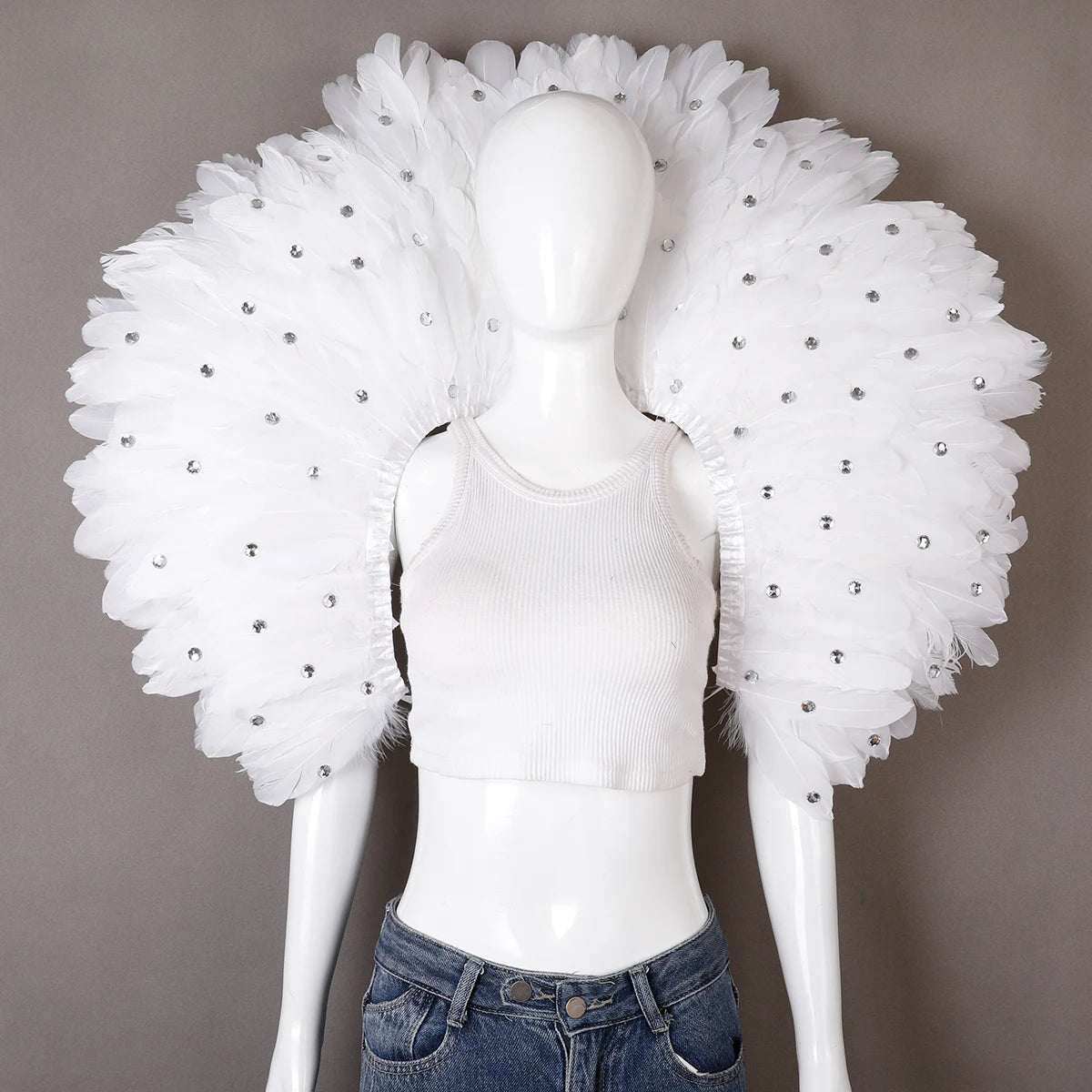 Oversized Feather Shoulder Wrap | Carnival & Stage | 29 Colours