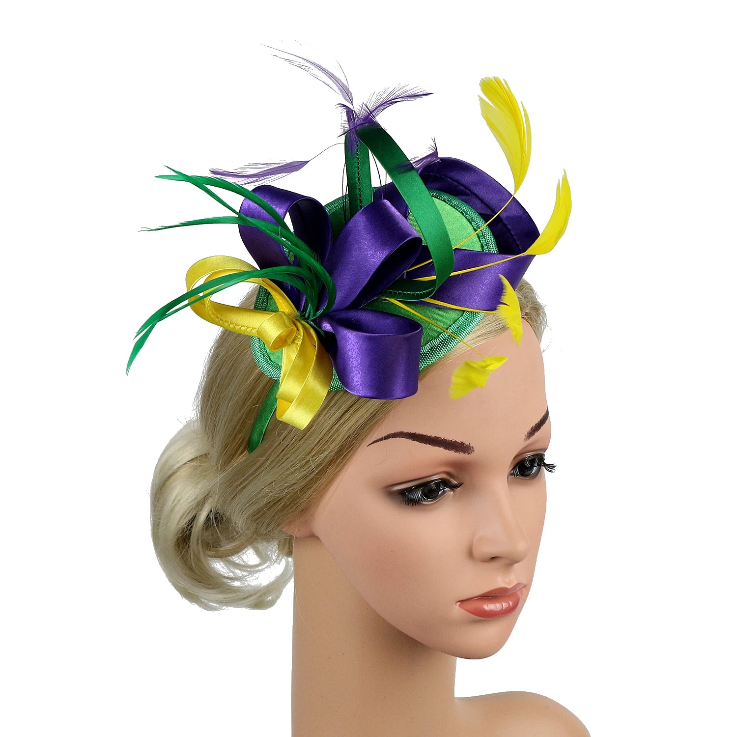 Feather Pillbox Fascinator Hat | Tea Party & Derby | 15 Colors