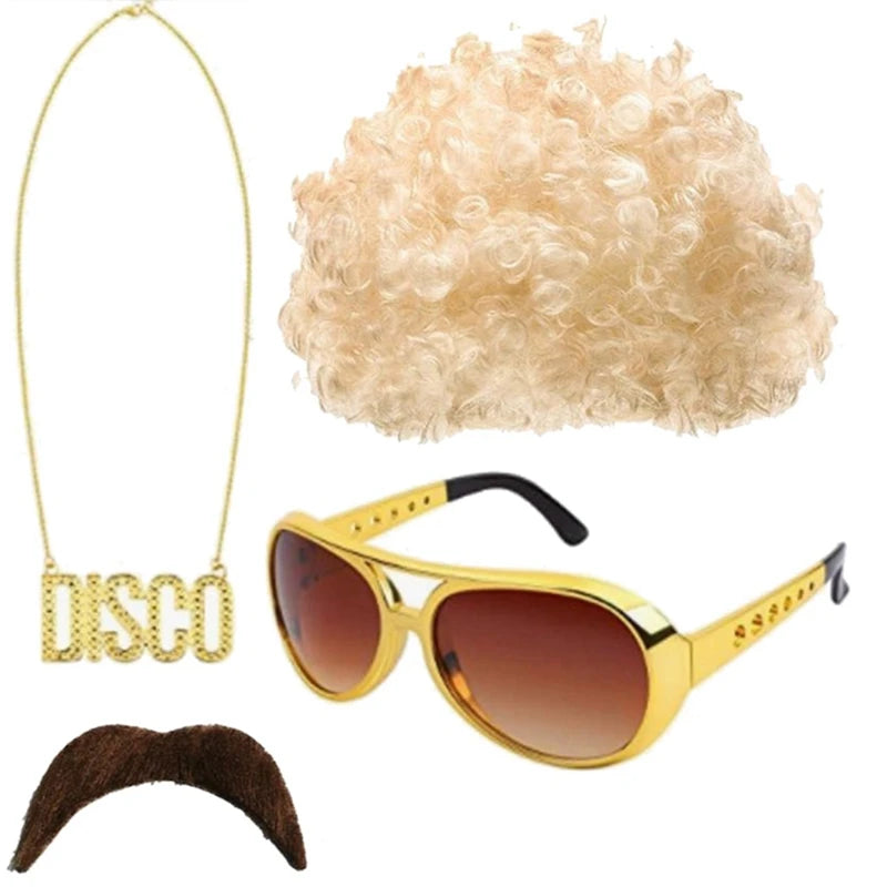 Retro Costume Accessory Set | 4 Pieces