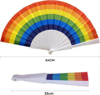 Rainbow Folding Fan | Pride Performance Prop