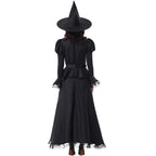 Gothic Witch Costume Set | Lace Dress, Hat & Belt | Halloween