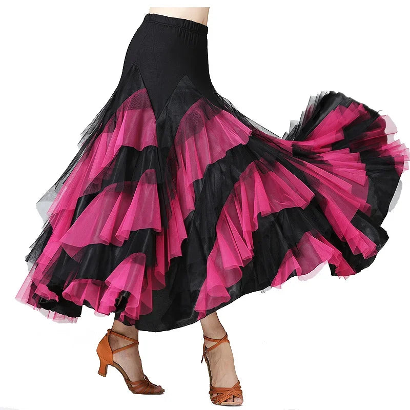 Layered Big Swing Dance Skirt | Flamenco & Ballroom