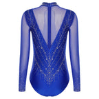 Starlight Long-Sleeve Rhinestone Leotard