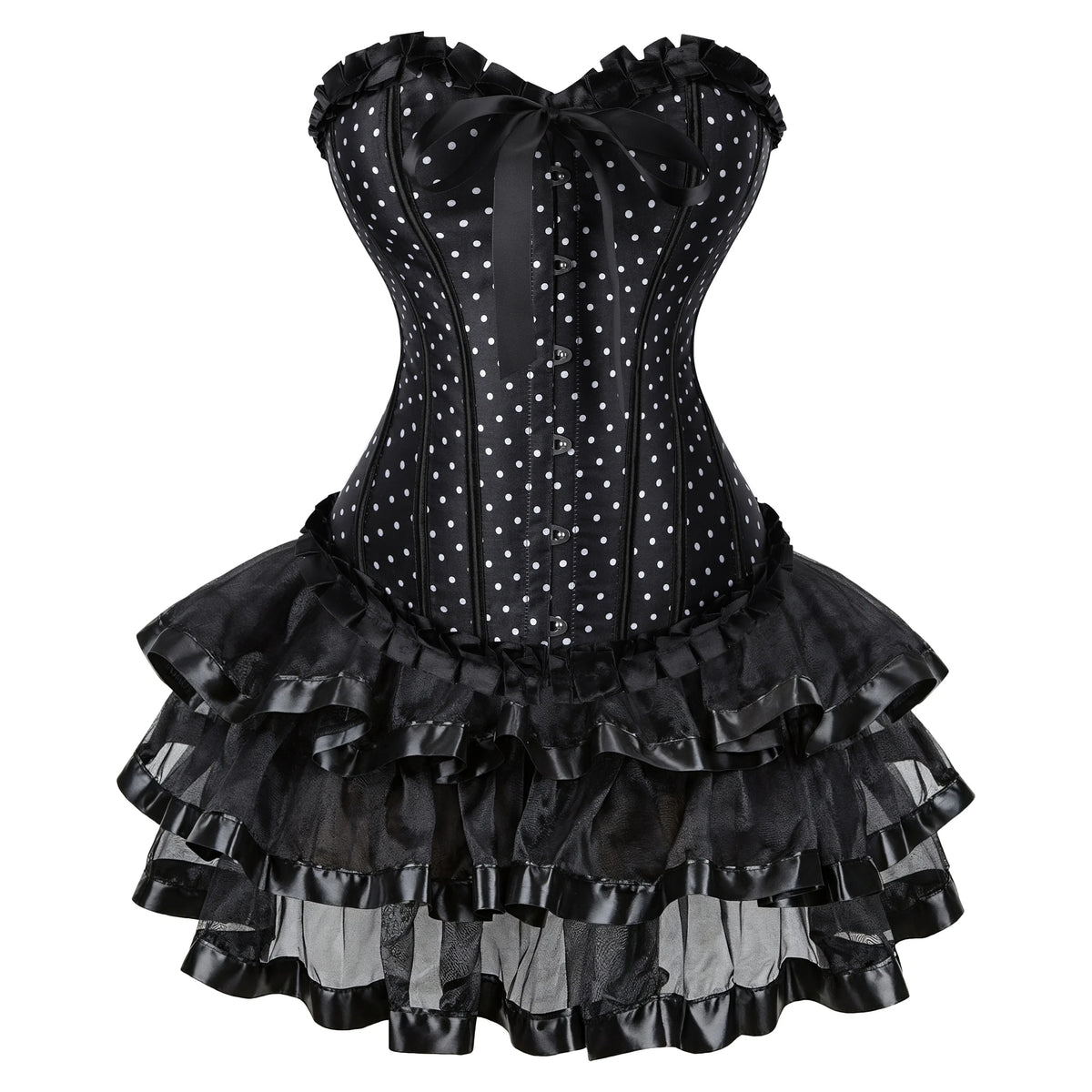 Gothic Overbust Corset | Skirt Options