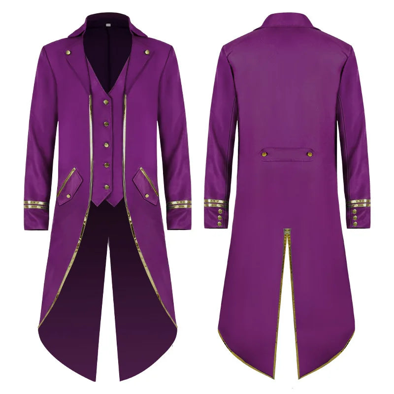 Victorian Tailcoat | Steampunk Gothic Jacket | 6 Colors