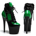 7-Inch Patent Mix-Color Ankle Boots