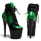 7-Inch Patent Mix-Color Ankle Boots