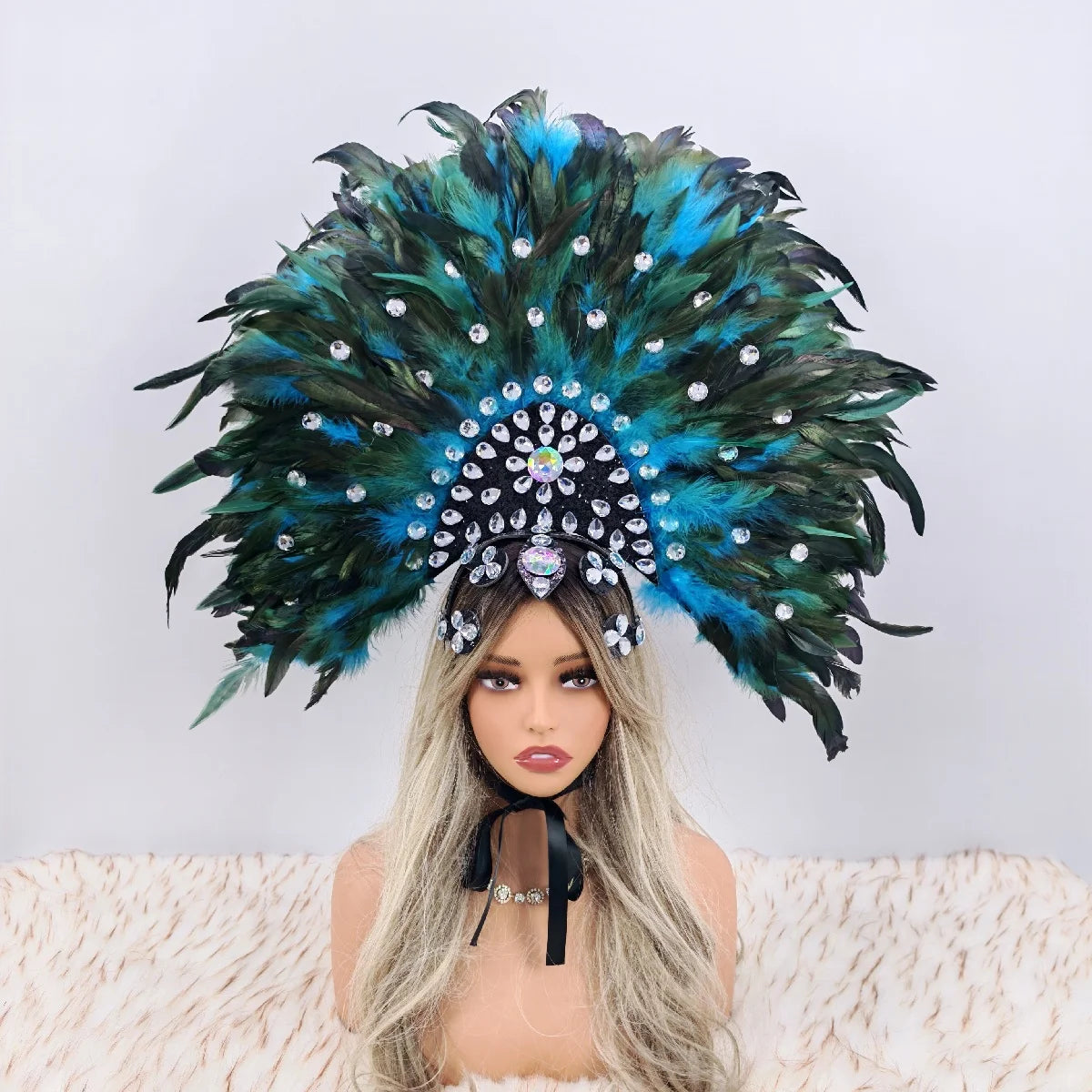 Feather Carnival Headdress | Festival & Costume