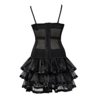 Overbust Corset & Tutu Skirt Set | Straps Cup | Burlesque