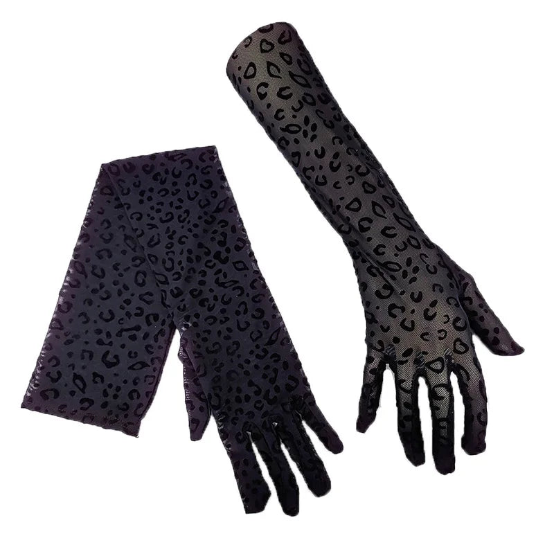 Sheer Lace Opera Gloves | 53 cm