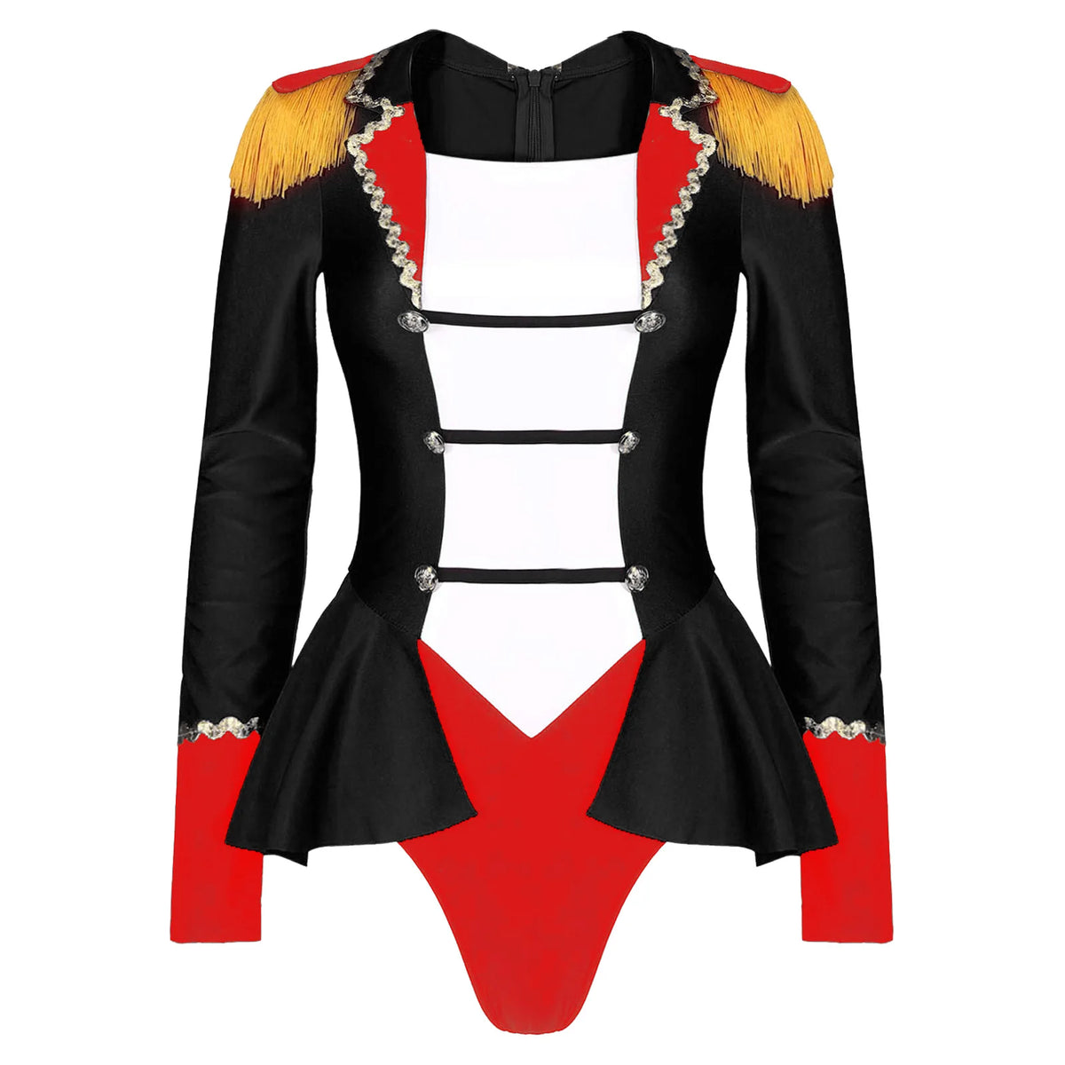 Ringmaster Bodysuit | Tailcoat & Gold Trim