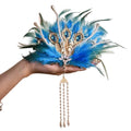 Feather Hairstick | Beaded Fringe | 3 Colors