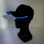 LED EL Wire Baseball Cap | Light-Up Rave Festival Hat